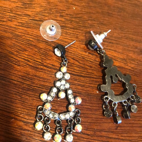 Crystal chandelier earrings - Picture 3 of 4